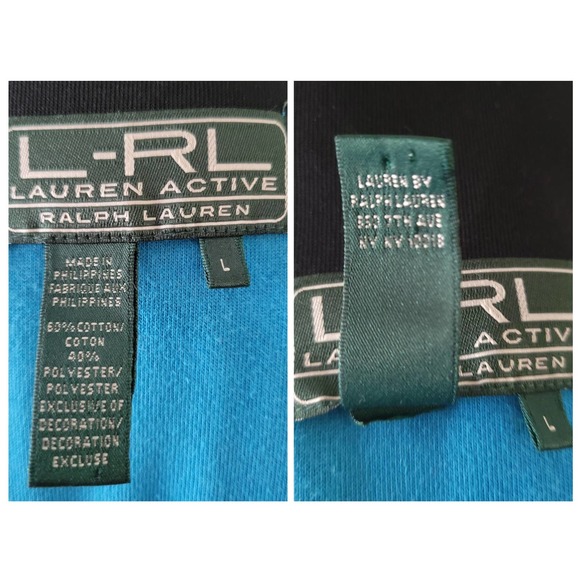 Lauren Ralph Lauren Womens Cropped Knit Full Zip Active Jacket✨️sz L - Picture 8 of 16